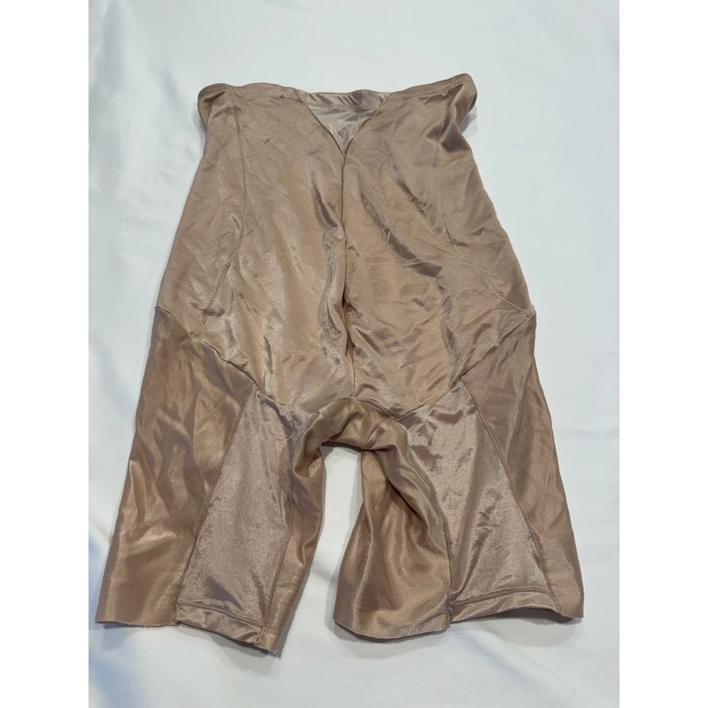 Naomi & Nicole Shapewear High‎ Waist Thigh Slimmer XL Beige NWT Firm Control